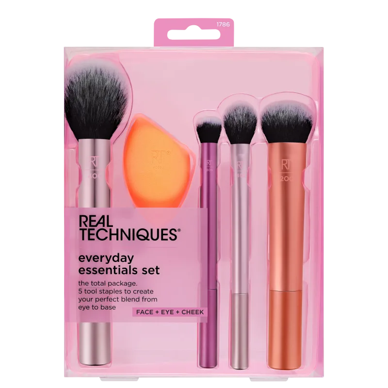 Kit Real Techniques Everyday Essentials (5 Produtos)